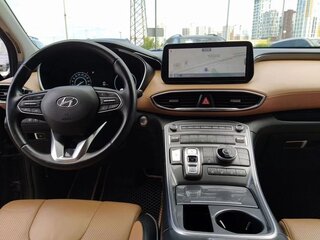 2021 Hyundai Santa Fe IV Рестайлинг, серый, 2930000 рублей, вид 5