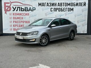 2018 Volkswagen Polo V Рестайлинг, серебристый, 1300000 рублей, вид 3