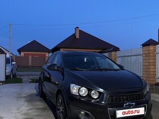 2012 Chevrolet Aveo II, чёрный, 498000 рублей, вид 1