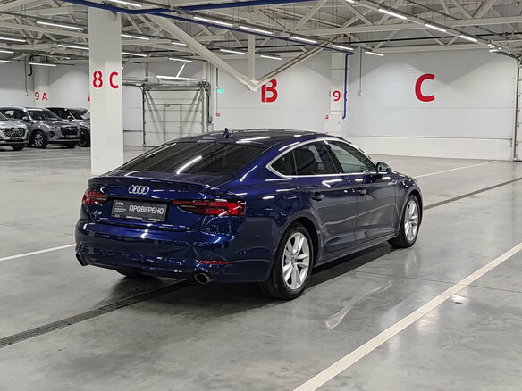 2019 Audi A5 II (F5), синий - вид 5