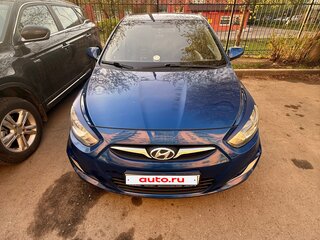 2011 Hyundai Solaris I, синий, 700000 рублей, вид 1