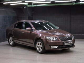2014 Skoda Octavia III (A7), коричневый, 1197000 рублей, вид 3