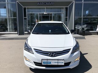 2014 Hyundai Solaris I Рестайлинг, белый, 1091000 рублей, вид 2