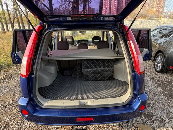 2005 Nissan X-Trail I Рестайлинг, синий, 550000 рублей - вид 8