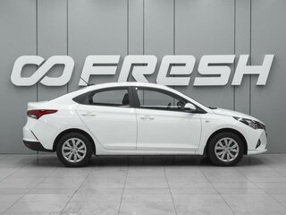 2021 Hyundai Solaris II Рестайлинг, белый, 1699000 рублей, вид 5