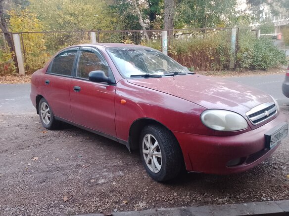2008 Chevrolet Lanos I, красный, 185000 рублей - вид 3