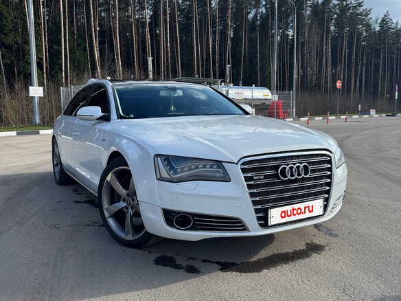 2011 Audi A8 Long III (D4), белый, 1800000 рублей - вид 4