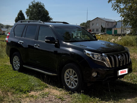 2016 Toyota Land Cruiser Prado 150 Series Рестайлинг 1, чёрный, 4800000 рублей, вид 2