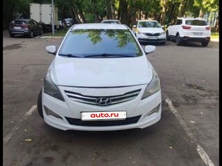 2015 Hyundai Solaris I Рестайлинг, белый, 500000 рублей, вид 3