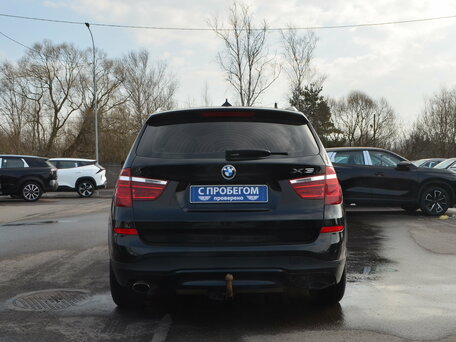 2015 BMW X3 20i xDrive II (F25) Рестайлинг, чёрный, 1400000 рублей, вид 4