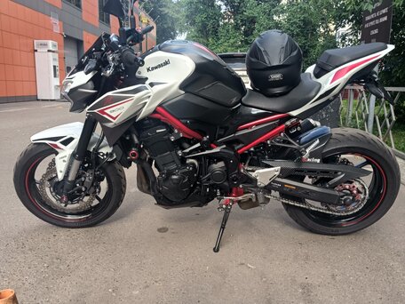 2022 Kawasaki Z 900, белый, 1000000 рублей, вид 2