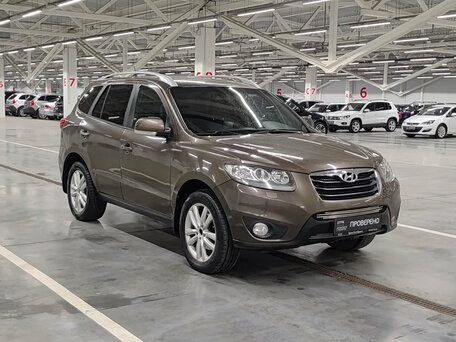 2011 Hyundai Santa Fe II Рестайлинг, коричневый, 895000 рублей, вид 3
