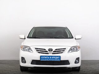 2012 Toyota Corolla X (E140, E150) Рестайлинг, белый, 1199000 рублей, вид 3