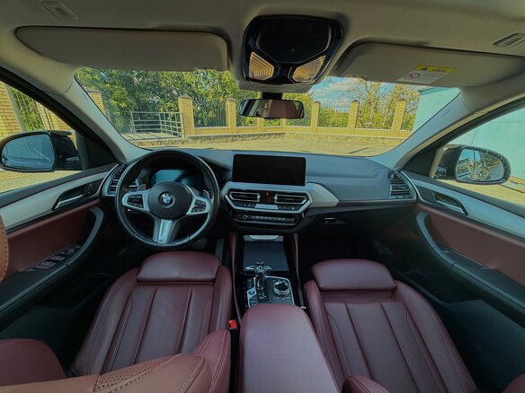 2021 BMW X4 30i II (G02) Рестайлинг, синий, 5435000 рублей - вид 9