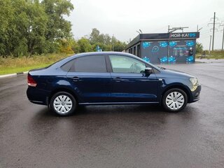 2015 Volkswagen Polo V, синий, 860000 рублей, вид 4