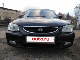 2011 Hyundai Accent ТагАЗ II, чёрный, 410000 рублей, вид 1