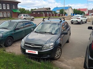 2014 Lada (ВАЗ) Granta I, серебристый, 370000 рублей, вид 2