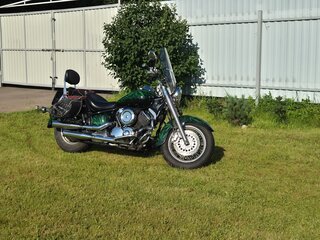 2001 Yamaha XVS1100, зелёный, 599000 рублей, вид 2