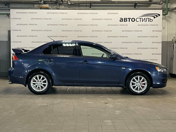 2008 Mitsubishi Lancer X, синий, 539000 рублей - вид 5