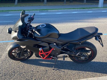 2013 Kawasaki ER-4F (Ninja 400R), чёрный, 400000 рублей, вид 2