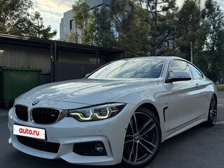 2018 BMW 4 серии 430i F32/F33/F36 Рестайлинг, белый, 3400000 рублей, вид 2