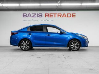 2017 Kia Rio IV, синий, 1470000 рублей, вид 4