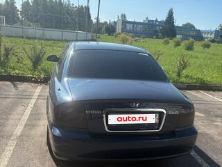 2007 Hyundai Sonata ТагАЗ IV (EF) Рестайлинг, синий, 250000 рублей, вид 4