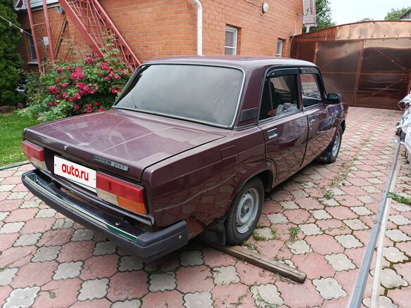 2007 Lada (ВАЗ) 2107, пурпурный, 240000 рублей - вид 3