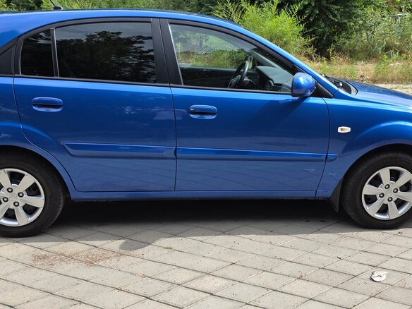 2011 Kia Rio II Рестайлинг, синий, 605000 рублей - вид 1