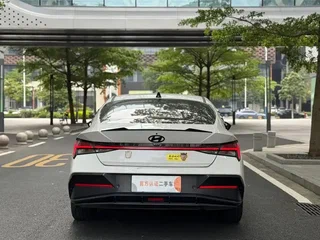2023 Hyundai Elantra N Line VII (CN7) Рестайлинг, белый, 1390700 рублей, вид 4