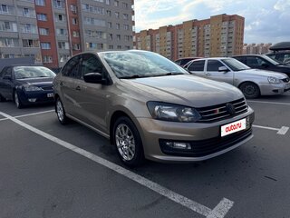 2016 Volkswagen Polo V Рестайлинг, бежевый, 1125000 рублей, вид 5