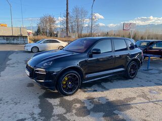2008 Porsche Cayenne Turbo I Рестайлинг (957), чёрный, 1750000 рублей, вид 1