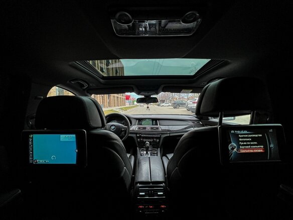 2014 BMW 7 серии Long 750Li xDrive V (F01/F02/F04) Рестайлинг, чёрный, 1650000 рублей - вид 14