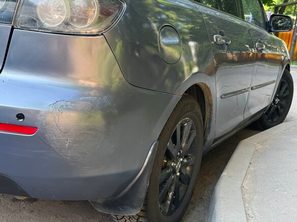 2007 Mazda 3 I (BK) Рестайлинг, серый, 490000 рублей - вид 8
