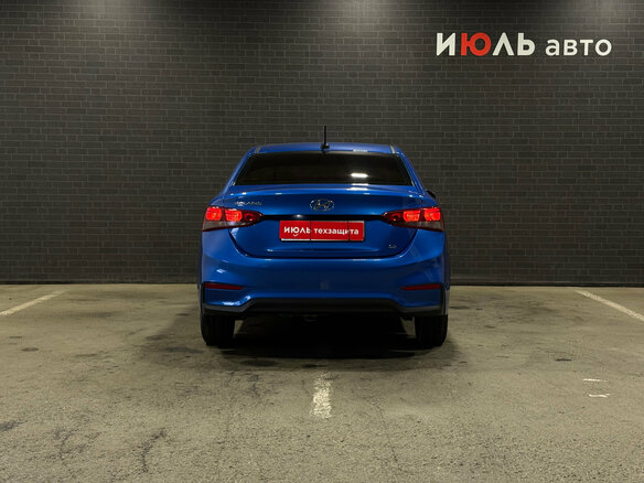 2019 Hyundai Solaris II, синий - вид 5