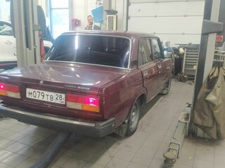 2007 Lada (ВАЗ) 2107, красный, 199000 рублей, вид 3