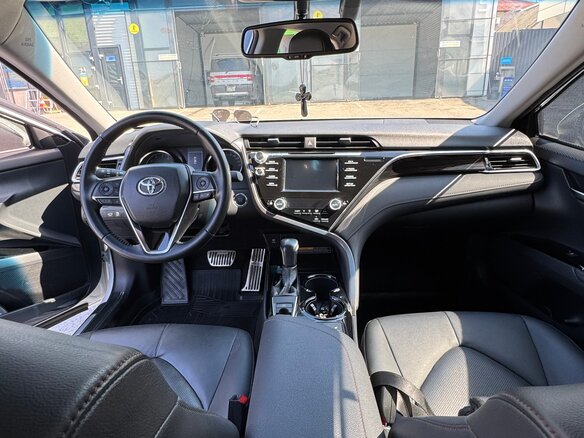 2020 Toyota Camry VIII (XV70), белый, 4050000 рублей - вид 6