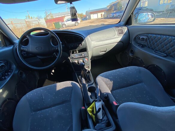 2008 Kia Spectra I Рестайлинг 2, синий, 173000 рублей - вид 11