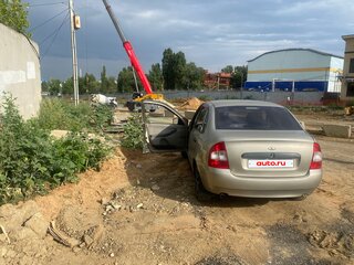 2006 Lada (ВАЗ) Kalina I, серебристый, 140000 рублей, вид 4