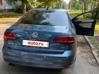 2016 Volkswagen Jetta VI Рестайлинг, синий, 1500000 рублей, вид 4