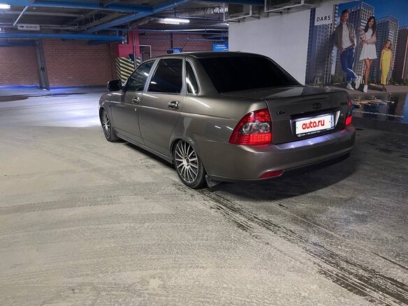 2013 Lada (ВАЗ) Priora I, коричневый, 490000 рублей - вид 4