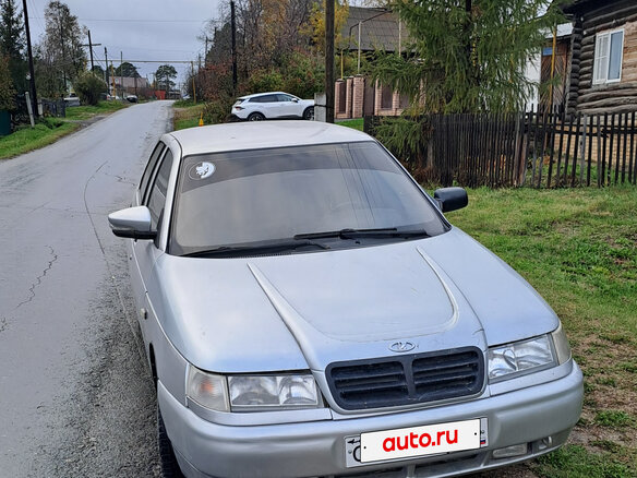 2003 Lada (ВАЗ) 2110, серебристый, 129900 рублей