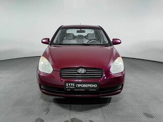 2006 Hyundai Verna II, красный, 475000 рублей, вид 2