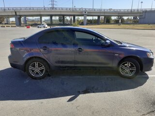 2011 Mitsubishi Lancer X Рестайлинг, синий, 680000 рублей, вид 3