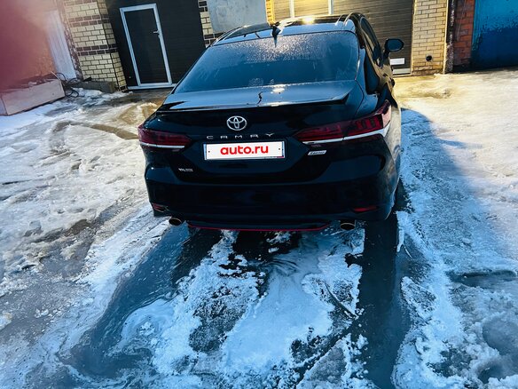 2020 Toyota Camry VIII (XV70), чёрный, 3200000 рублей - вид 5