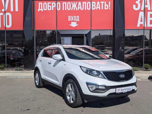 2015 Kia Sportage III Рестайлинг, белый - вид 2