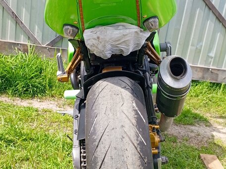 2004 Kawasaki ZX-10R Ninja, зелёный, 530000 рублей, вид 3