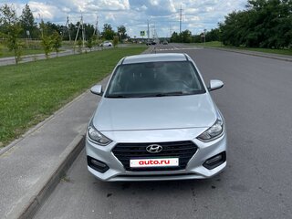 2018 Hyundai Solaris II, серебристый, 1490000 рублей, вид 4