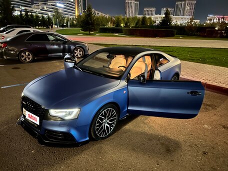 2012 Audi A5 I (8T) Рестайлинг, синий, 1650000 рублей, вид 2