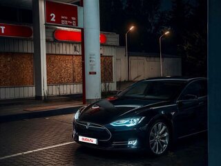 2013 Tesla Model S P85+ I, синий, 2200000 рублей, вид 1